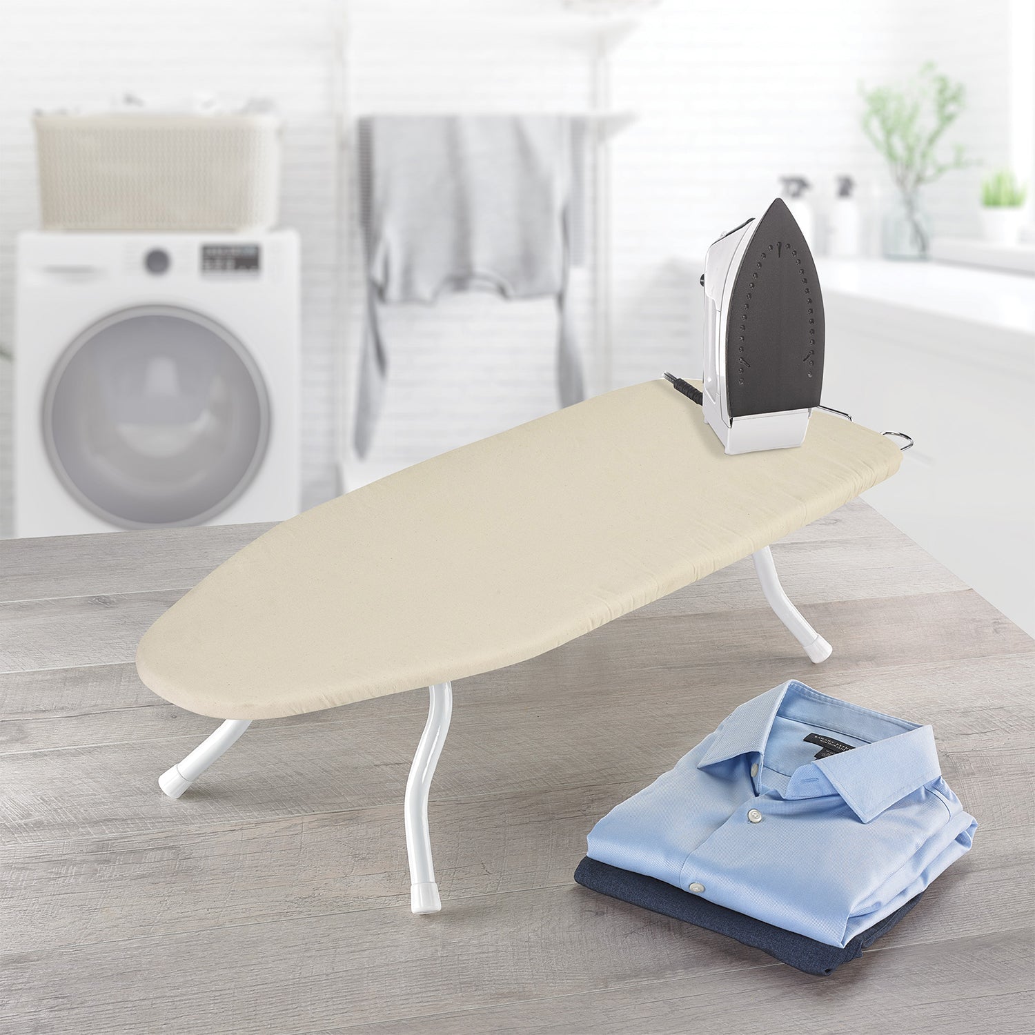 【Hinoki Iron Table 】No.1222 tabletop-ironing-board-