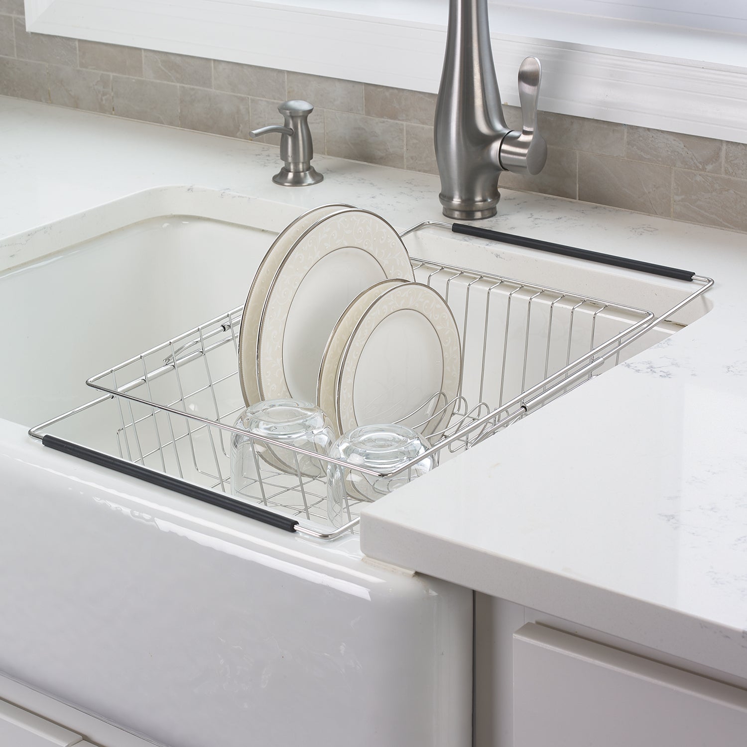 Expandable In-Sink Dish Rack – Polder Products
