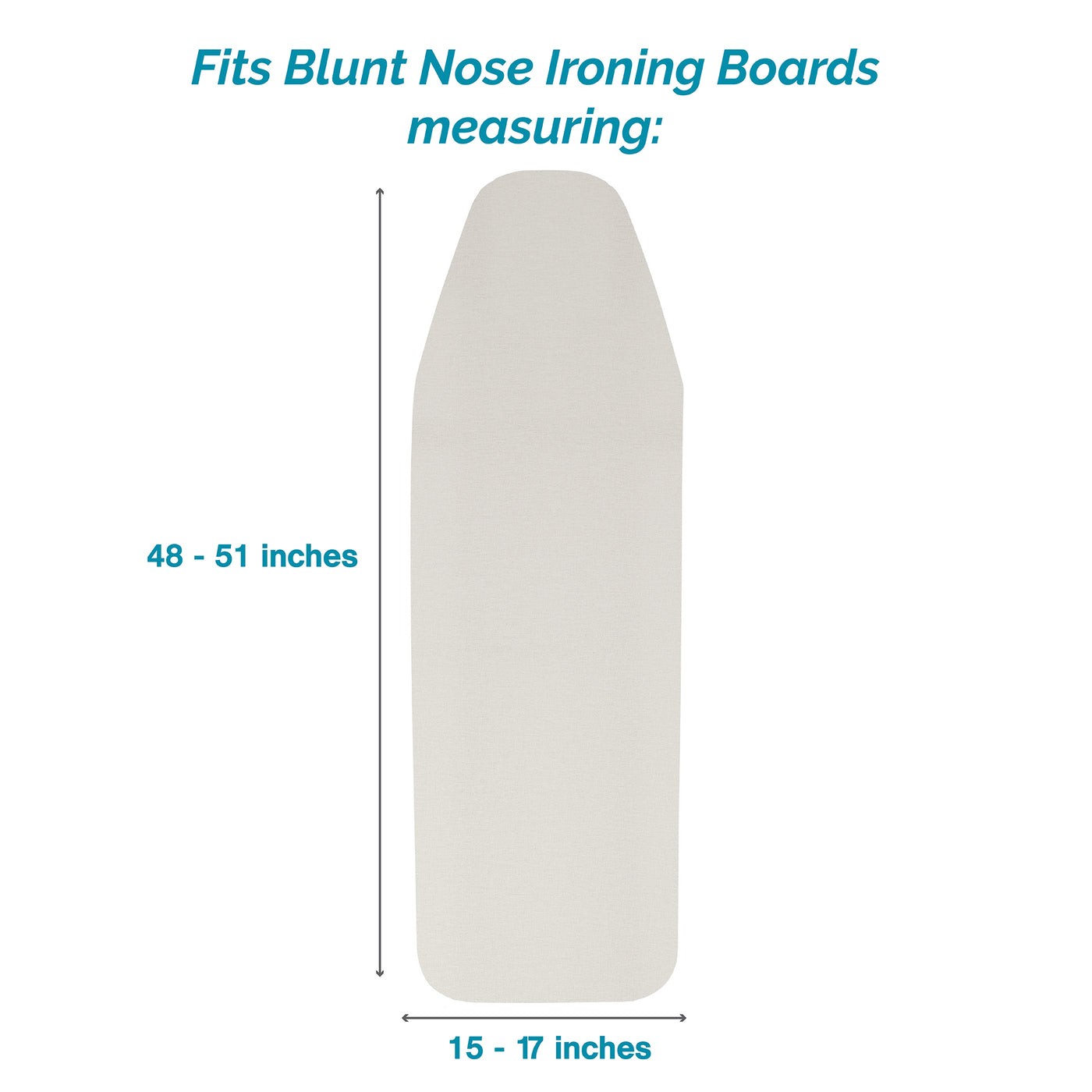 8mm Pad & Cover (48-51 x 15-17 inches) Blunt nose