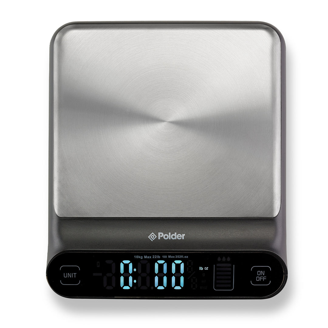 Polder s Aqua Dry Digital Kitchen Scale Polder Products