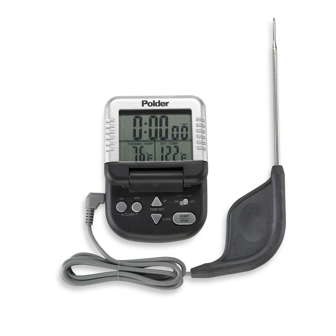 Polder Digital Instant Read Thermometer - 6 Preset Meat Temperatures
