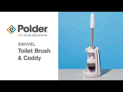Swivel Toilet Brush Caddy