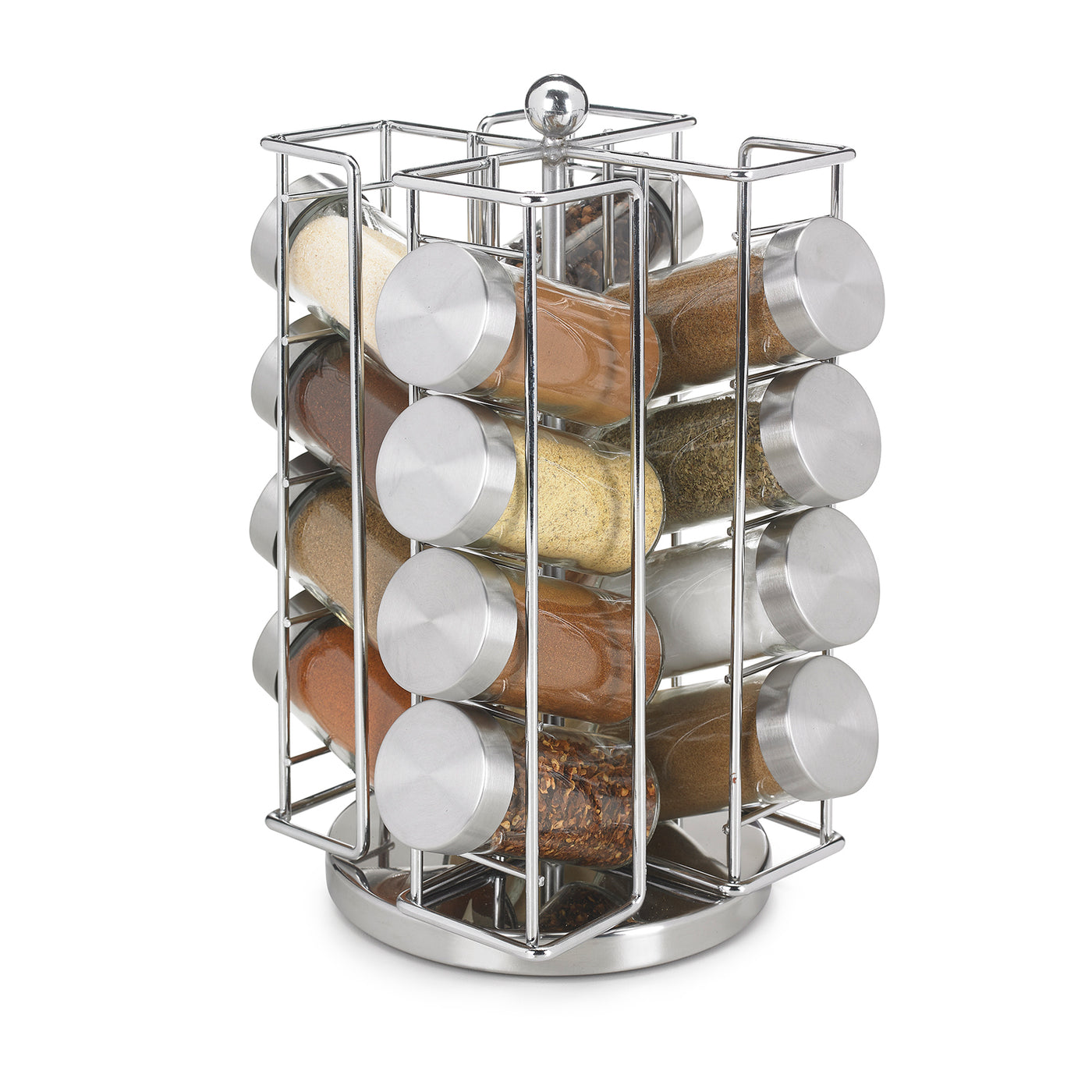 Revolving Spice Rack with blank labels to customize contents – Polder ...