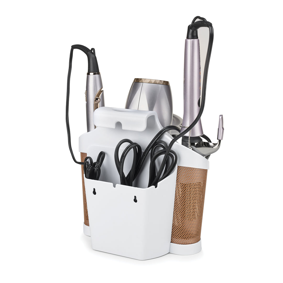 Dryer Stand Rose Gold Hair Dryer And Straightener Holder